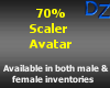 70% Scaler Avatar - M