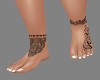 !R! Tattoo Feet White