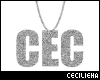 ! Silver CEC Necklace