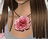 Pink Flower Necklace