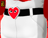 shorts white x heart