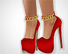 ! Red Chain Pumps