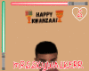 Happy Kwanzaa Head Sign