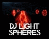 DJ light Red Sphere