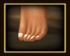 Small Feet Gold Nails