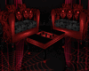 Spooky BonesRed Sofa Set