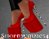 Chella Heels Red