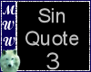Sin Quote 3