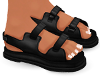 𝓁. black sandals