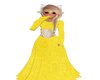  flat Yellow dress