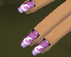 iris nails violetwhite