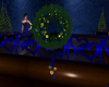 (S)Blue xmas wreath