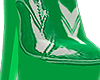 male leather green boots