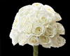 BUNCH OF WHITE ROSES