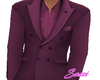 Rich Wine Suit Coat