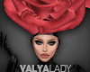 V| Eva Red Rose Hat