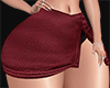 Red Denim Skirt N10