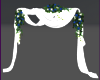 Wedding Drape Blue Flwrs