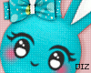 !!D Bunny Backpack Teal