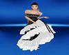 🎱​Black White Gown