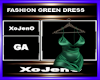 FASHION GREEN DRESS