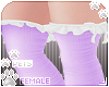 [Pets] Socks | Lilac/W