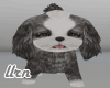 Grey Fluffy Puppy Furnit