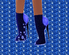 blue snowflake boots