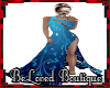 [ZBS]Blue floral gown