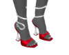 Red Snake Eyes heels