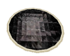 (TD) black abracts rug