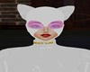 Latex Cat Mask White V2