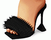 Black Fur Heels ❖