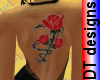 red rose tattoo w thorns