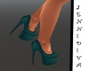 Sexy Teal Pumps