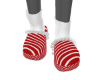 Candy Cane Slippers