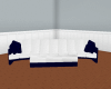 [JS] White & Blue Couch