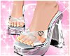 Princess glass heels