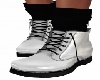 AnkleBoots W/Socks-White