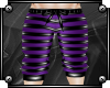 {A}Purple Kitty Shorts M