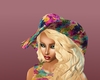 Blonde Flower Hat