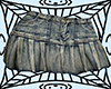 < Vintage denim skirt>