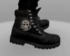Boot black skull