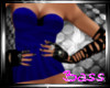 {Bass}Loose corset blue