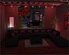Room Red Moderno