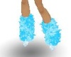 [SMS] LTBlue Fuzzy Boots