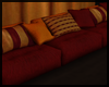 Red/Gold Sofa ~