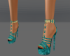 Sexy Glitter Blue Heels