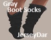 Gray Boot Socks