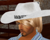 cowboy hat w/blond hair